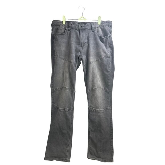Kenneth Cole New York Mens Gray Denim Jeans 34X30 Relaxed Fit - Picture 1 of 7